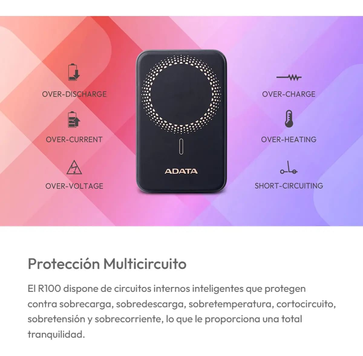 PowerBank Adata 10.000mAh Inalámbrica 3