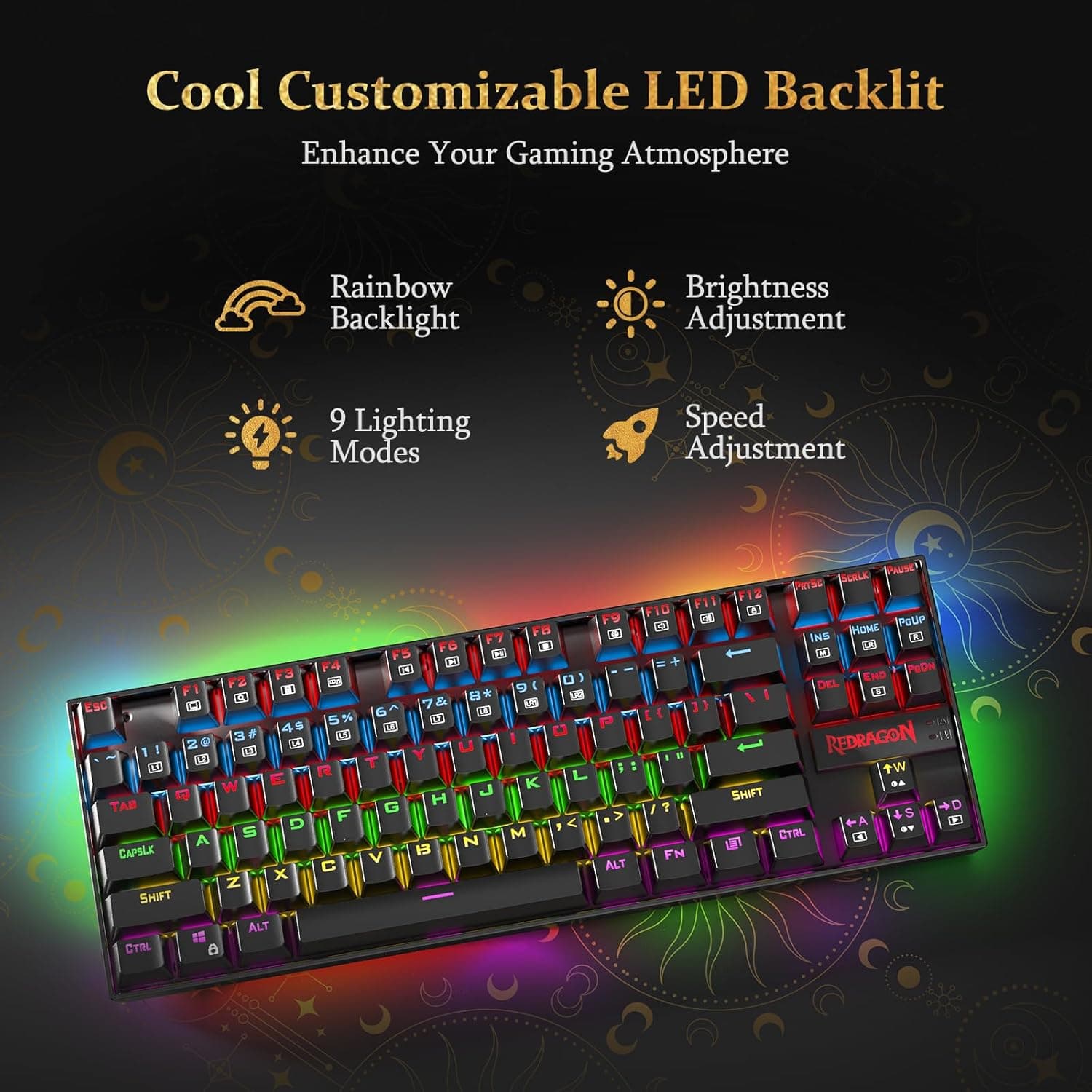 Teclado mecánico Redragon Kumara K552 RGB 4