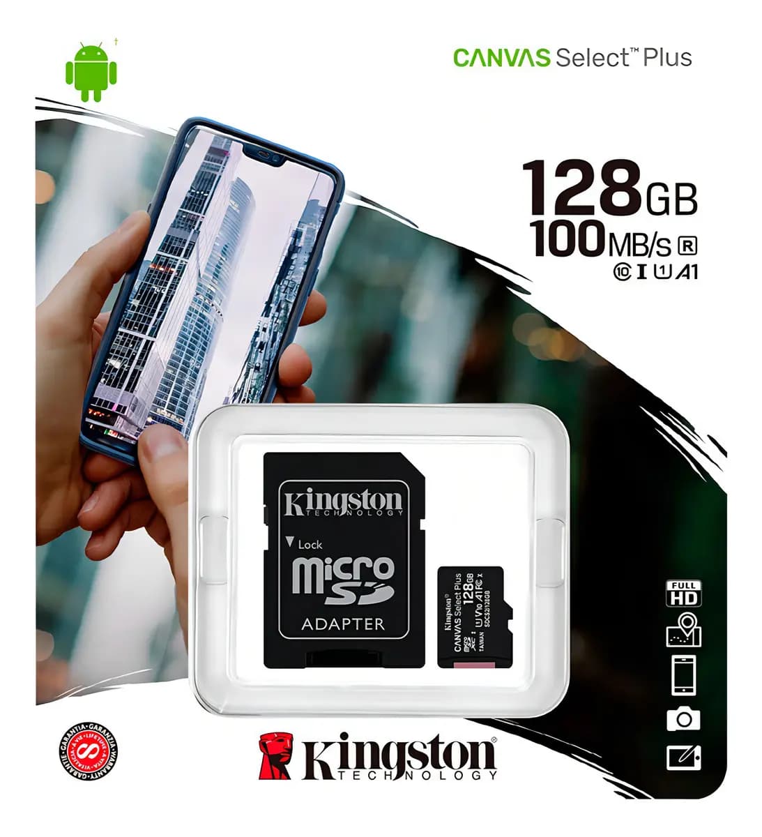 Micro SD Kingston 128GB Canvas 3