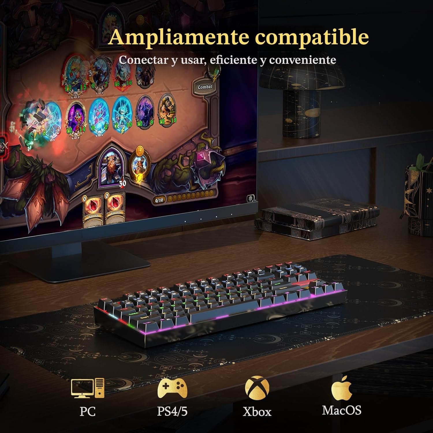 Teclado mecánico Redragon Kumara K552 RGB 2