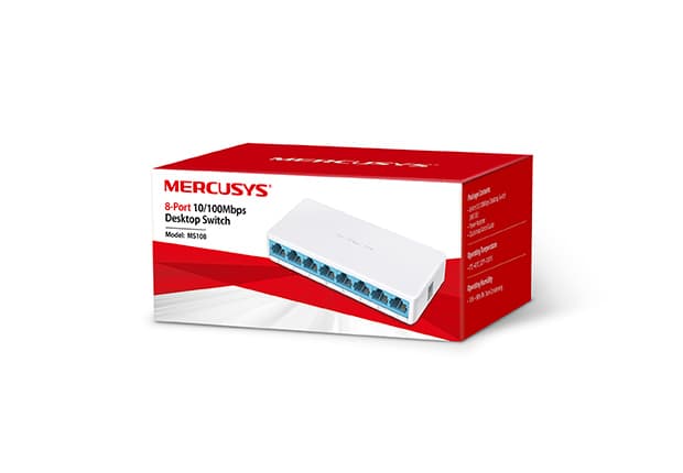 Switch Mercusys MS108 8p 10/100 2