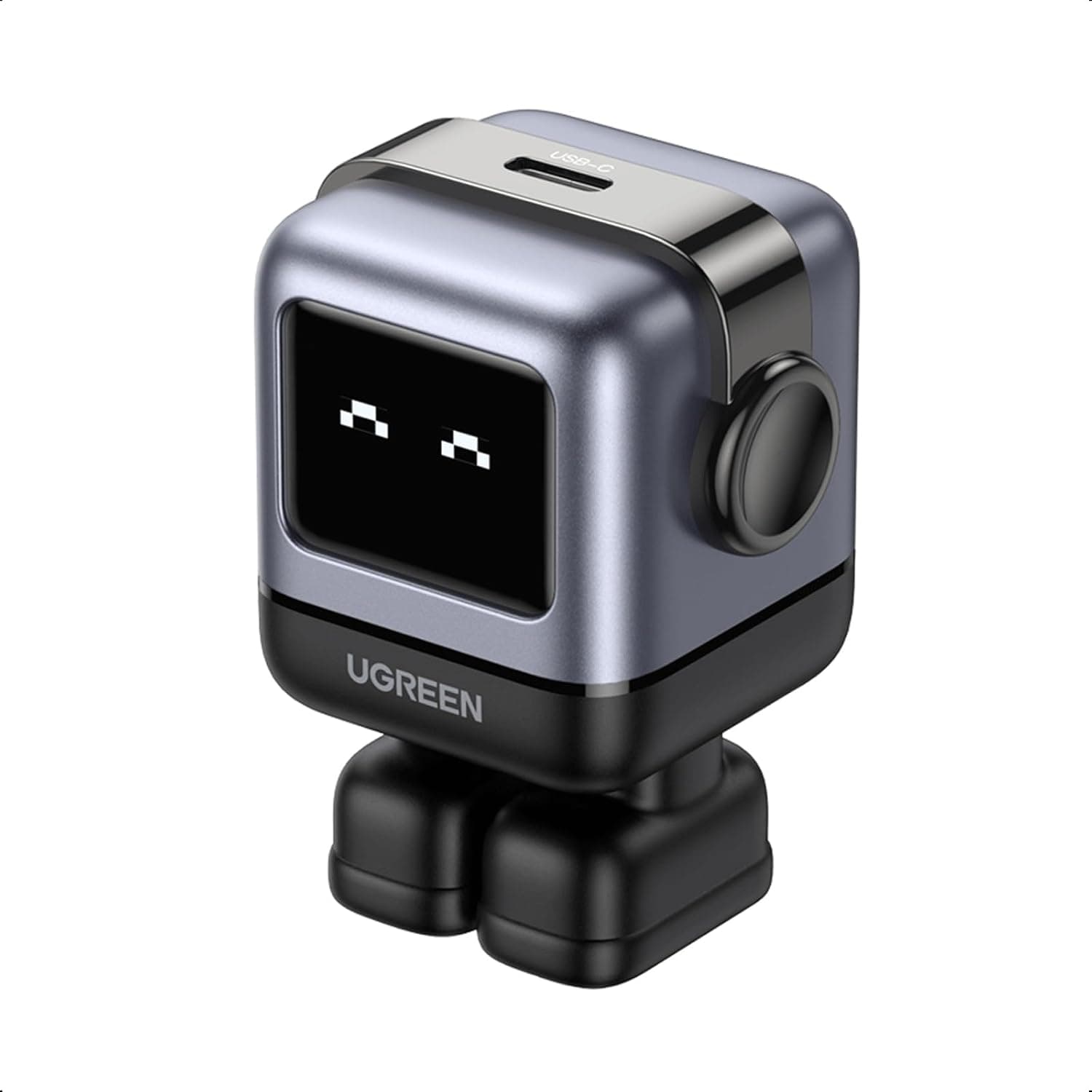 Cargador UGREEN USB C de 30 W Robot GaN