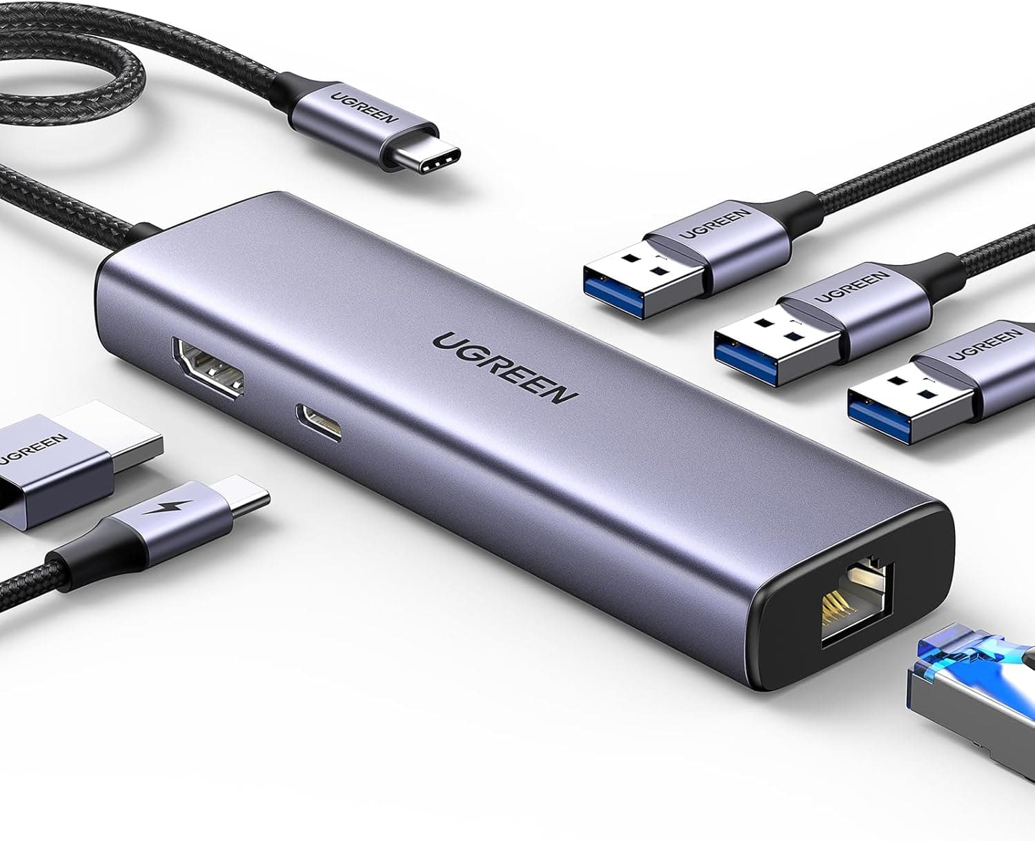 UGREEN Revodok - Hub USB C 6 en 1